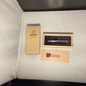 LAGUIOLE Waiter's Corkscrew Rosewood 3403 NOTRE DAME HIGH SCHOOL wood box